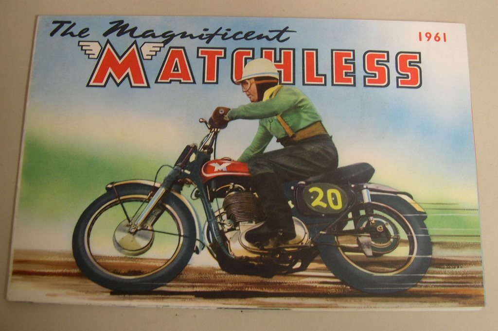 5 Vintage European Motorcycle Brochures/Pamphlets - 4