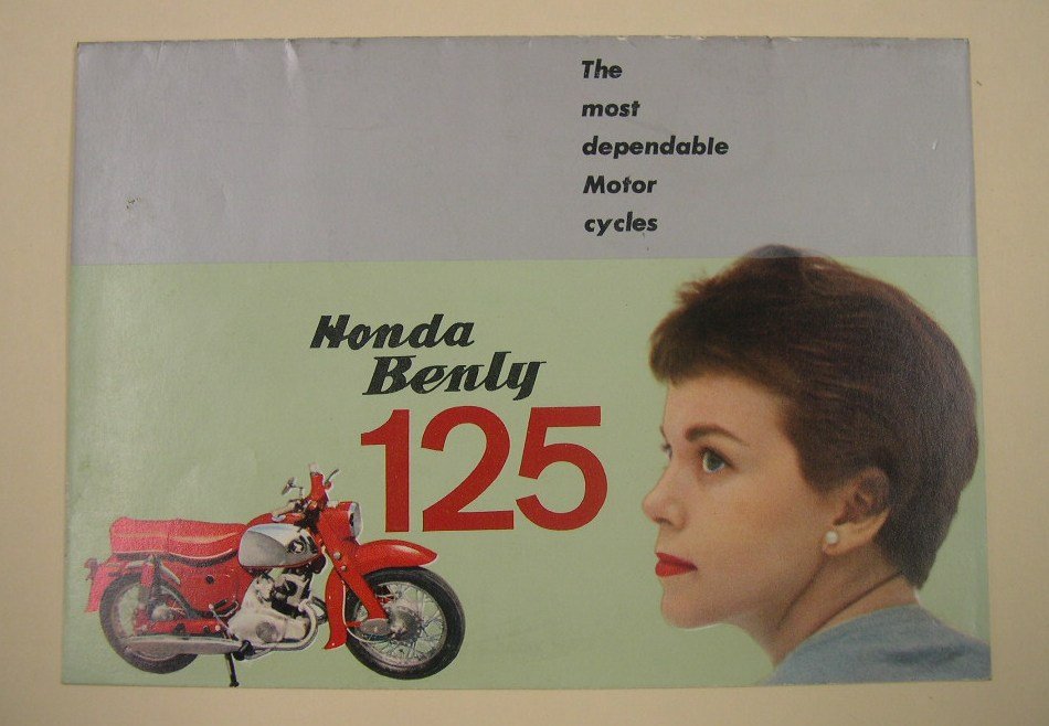 8 Vintage Honda Motorcycle Brochures/Pamphlets - 2