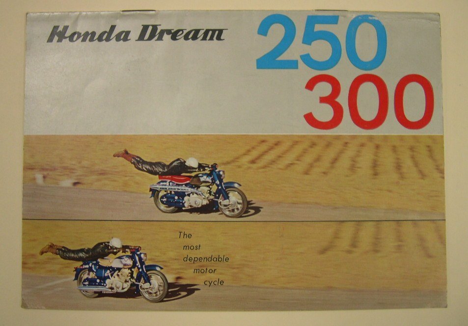 8 Vintage Honda Motorcycle Brochures/Pamphlets - 5