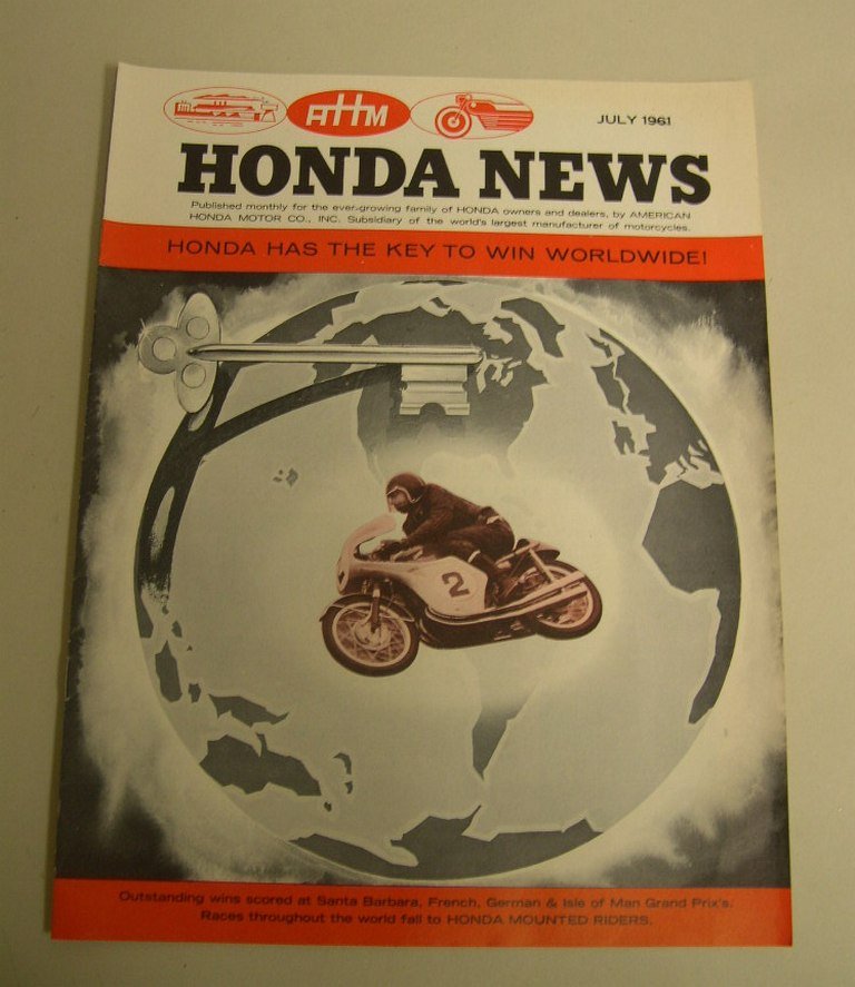 8 Vintage Honda Motorcycle Brochures/Pamphlets - 8