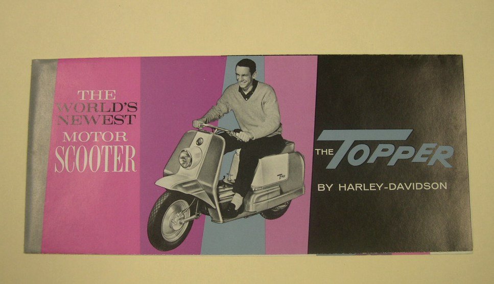 8 Vintage Harley Davidson Motorcycle Brochures/Pamphlet - 2