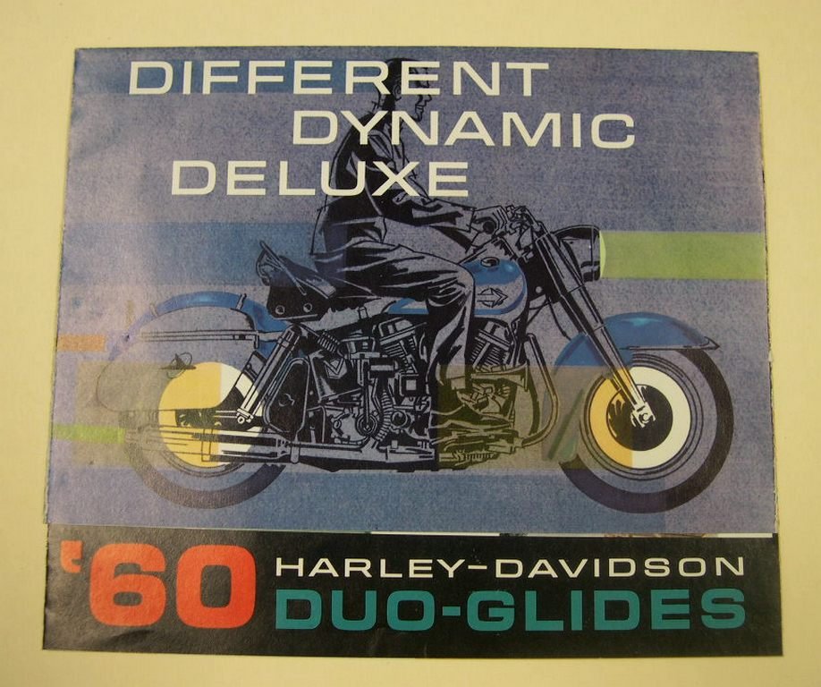 8 Vintage Harley Davidson Motorcycle Brochures/Pamphlet - 4