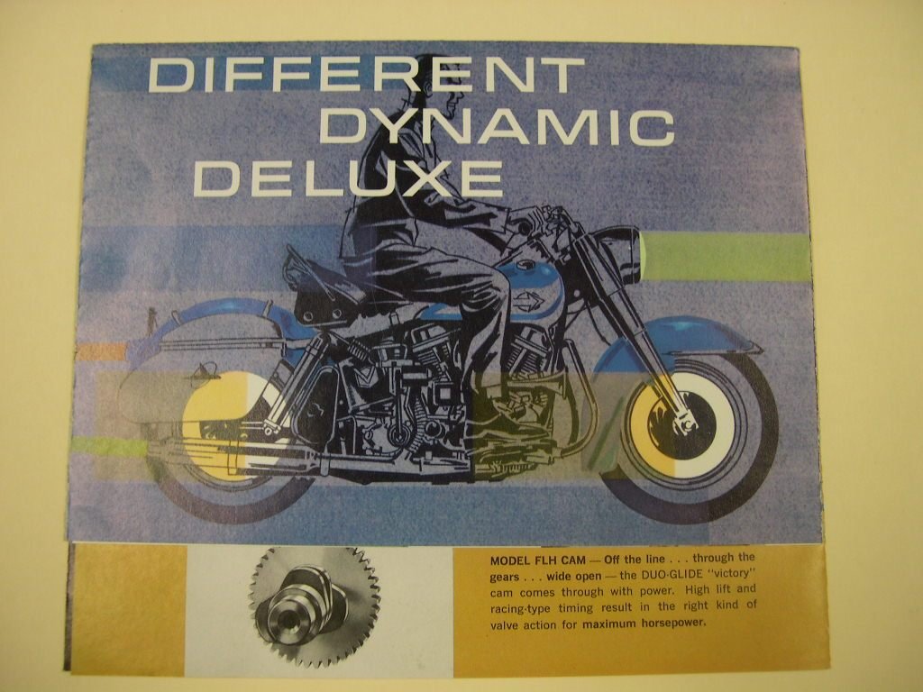 8 Vintage Harley Davidson Motorcycle Brochures/Pamphlet - 5