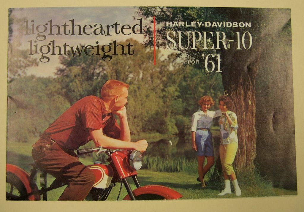 8 Vintage Harley Davidson Motorcycle Brochures/Pamphlet - 6