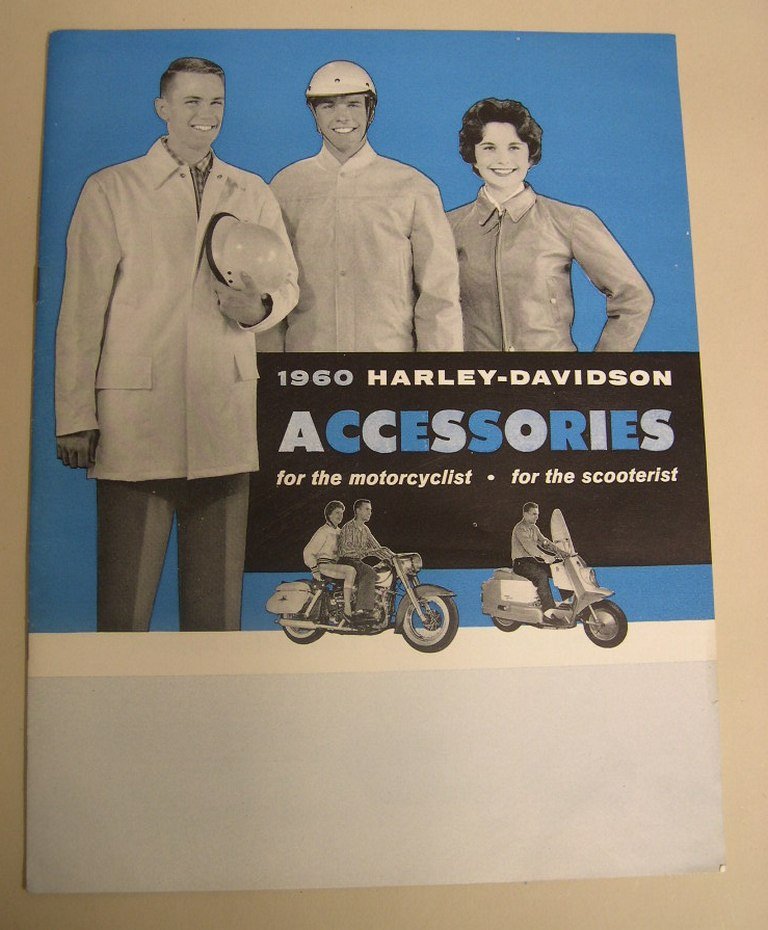 8 Vintage Harley Davidson Motorcycle Brochures/Pamphlet - 8