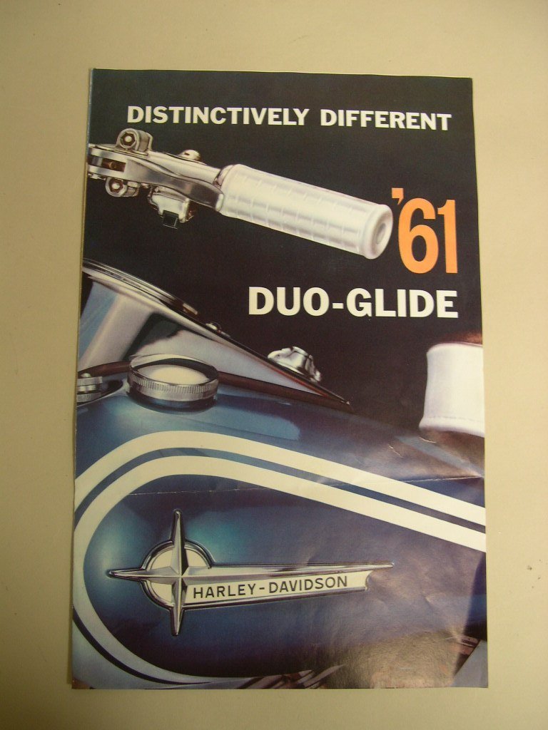 8 Vintage Harley Davidson Motorcycle Brochures/Pamphlet - 9