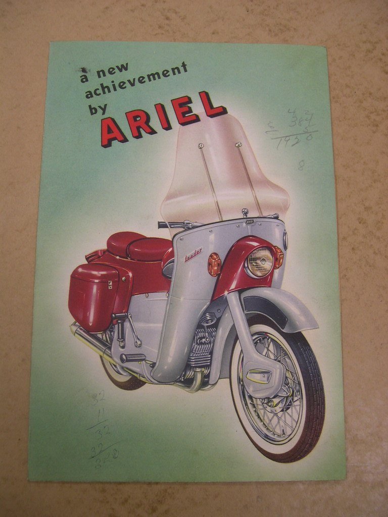 6 Vintage Scooter & Moped Brochures Ariel-Prima-NSU etc - 2