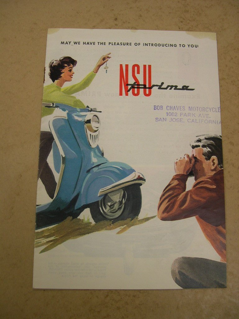 6 Vintage Scooter & Moped Brochures Ariel-Prima-NSU etc - 5