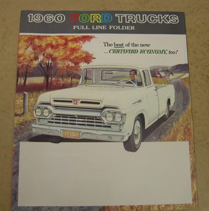 7 Vintage Ford Car & Truck Brochures incl. Falcon - 4