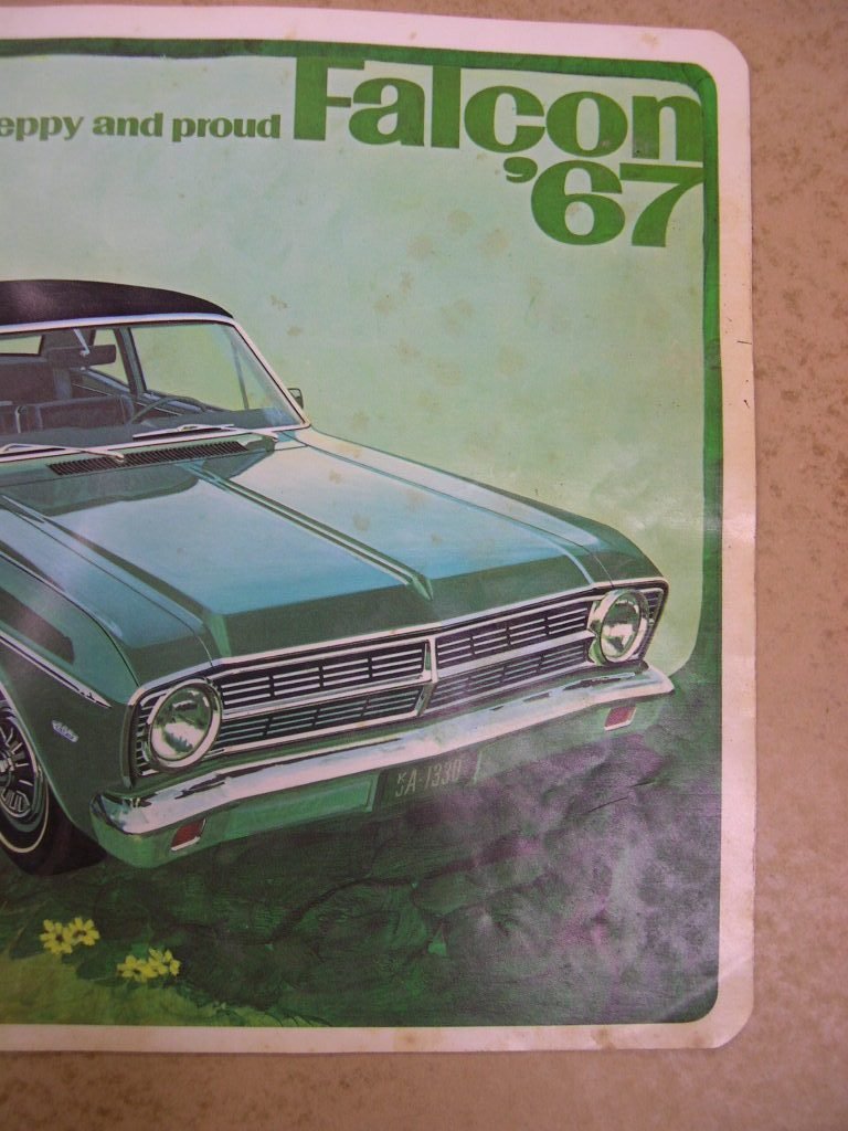 7 Vintage Ford Car & Truck Brochures incl. Falcon - 7