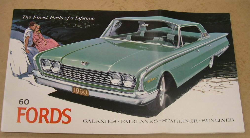 7 Vintage Ford Car & Truck Brochures incl. Falcon - 9