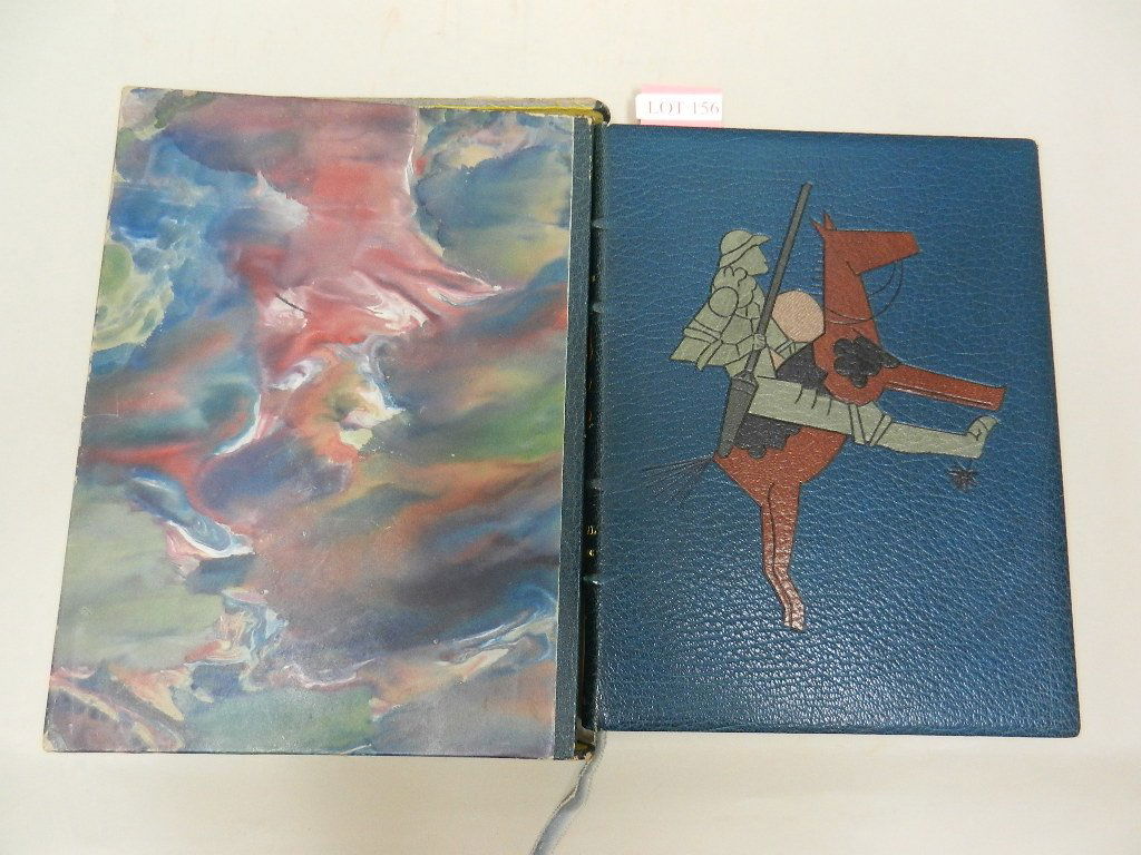 "Le Cheval Magique Poems" by Roger De’Vigne: "Le Cheval Magique Poems" by Roger De’Vigne, Paris 1924 Fully leather bound with pictorial cover and gilt edging. In original slipcase. One volume.