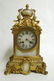 French Rococo Style Bronze Mantel Clock