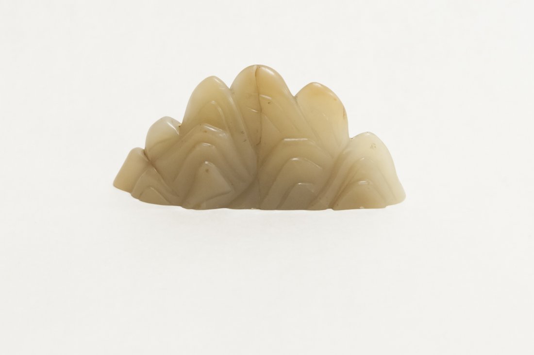 Jade Carving Modeled as Mountain Ridges (1 of 4)