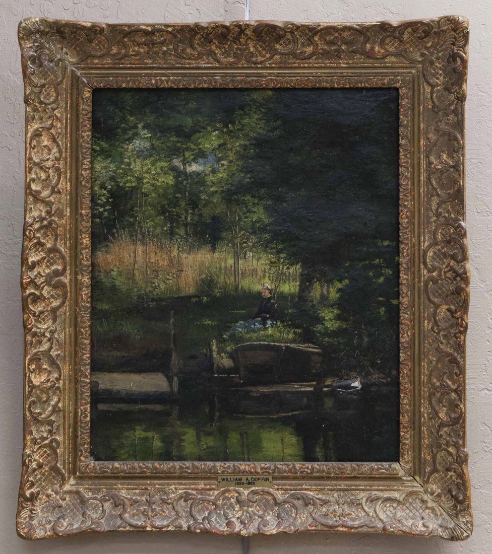 W. A. Coffin Oil on Canvas. (1 of 10)