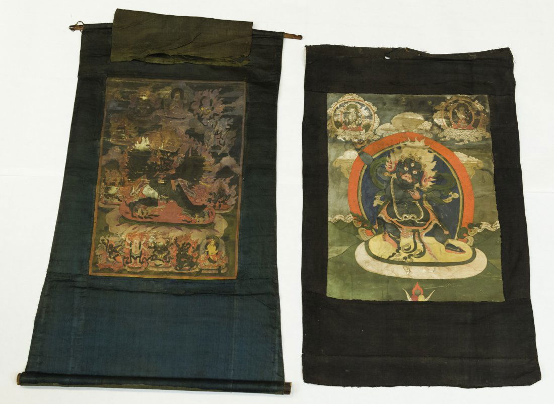 (2) Tibetan Thangkas. (1 of 8)