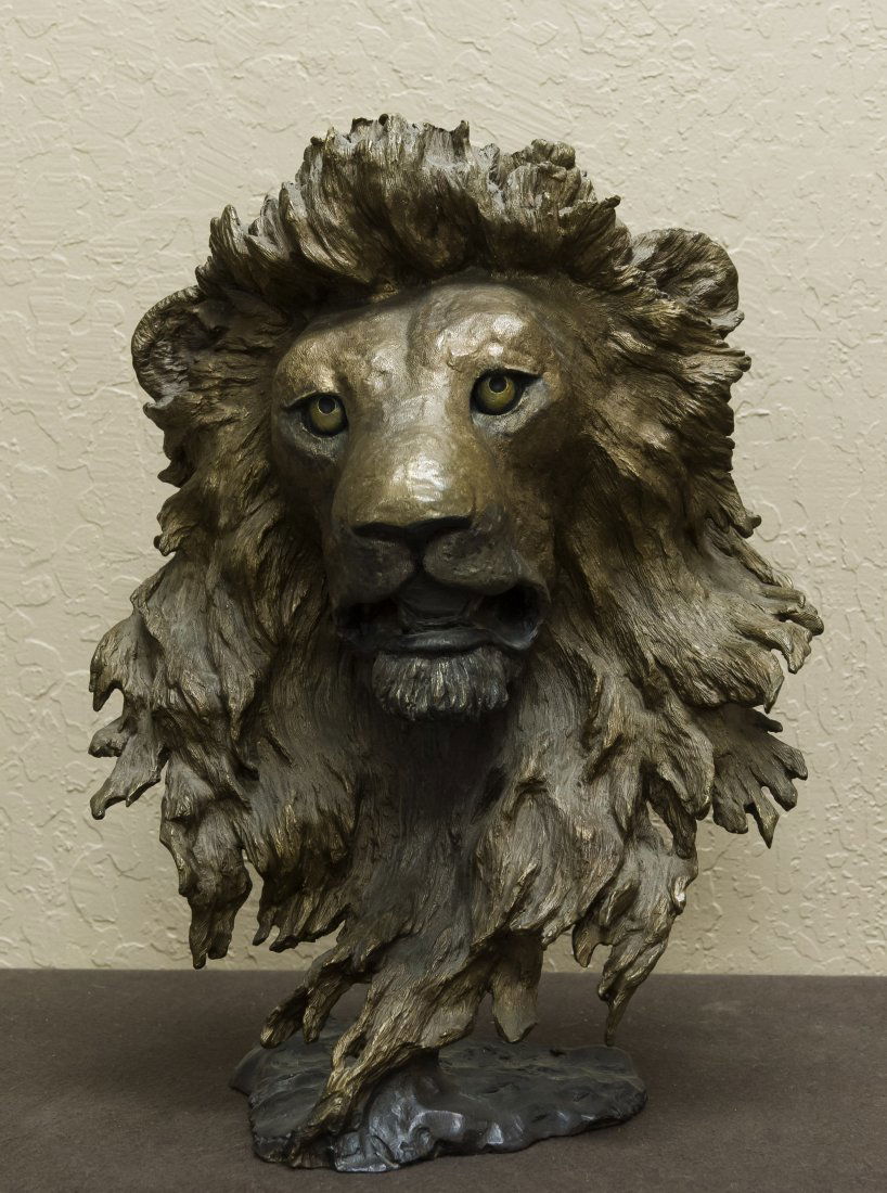 Mark Hopkins Bronze Sculpture, Guardian of the Plains. (1 of 5)