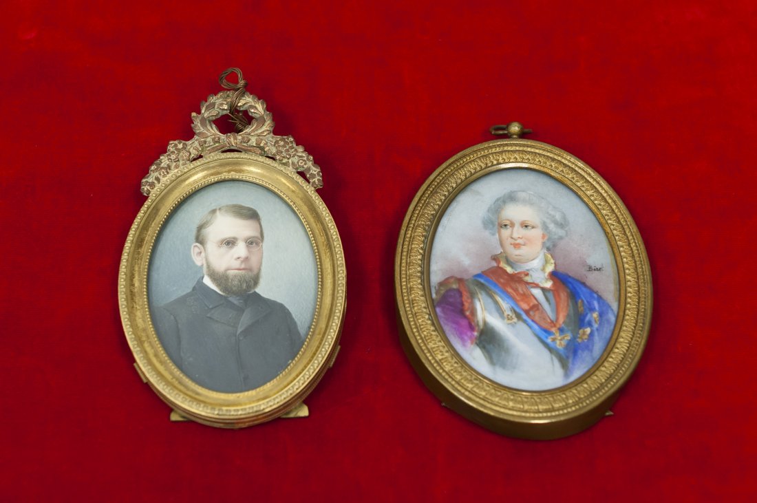 (2) Portrait Miniatures incl. Louis XV. (1 of 4)