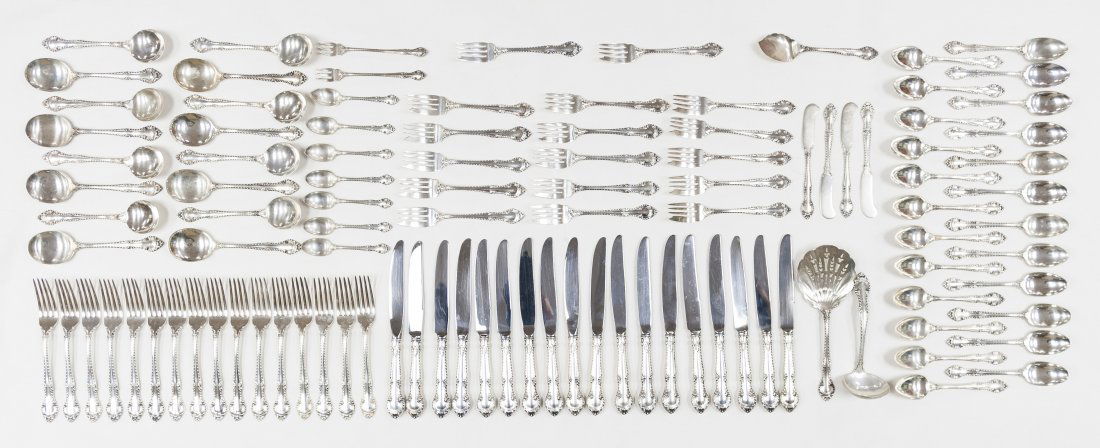 Gorham "English Gadroon" Sterling Silver Flatware. (1 of 8)