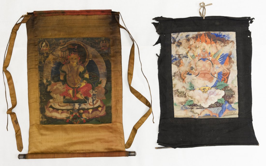 (2) Tibetan Thangkas. (1 of 9)