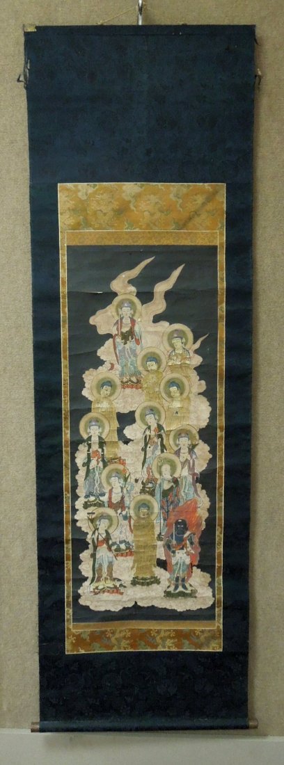 Oriental Thangka Style Scroll. (1 of 2)