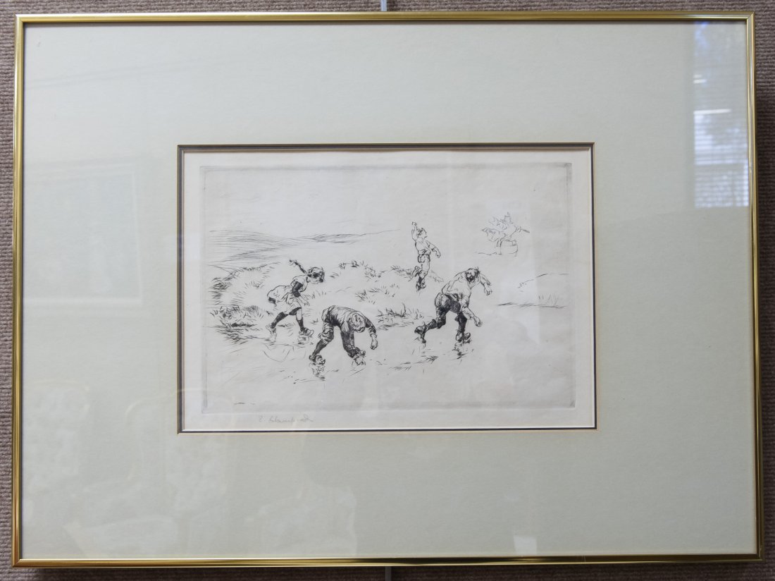 Edmund Blampied etching. (1 of 7)