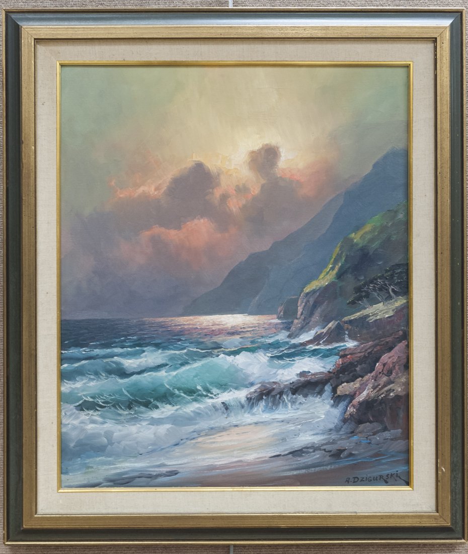 Alex Dzigurski Oil on Canvas. (1 of 10)