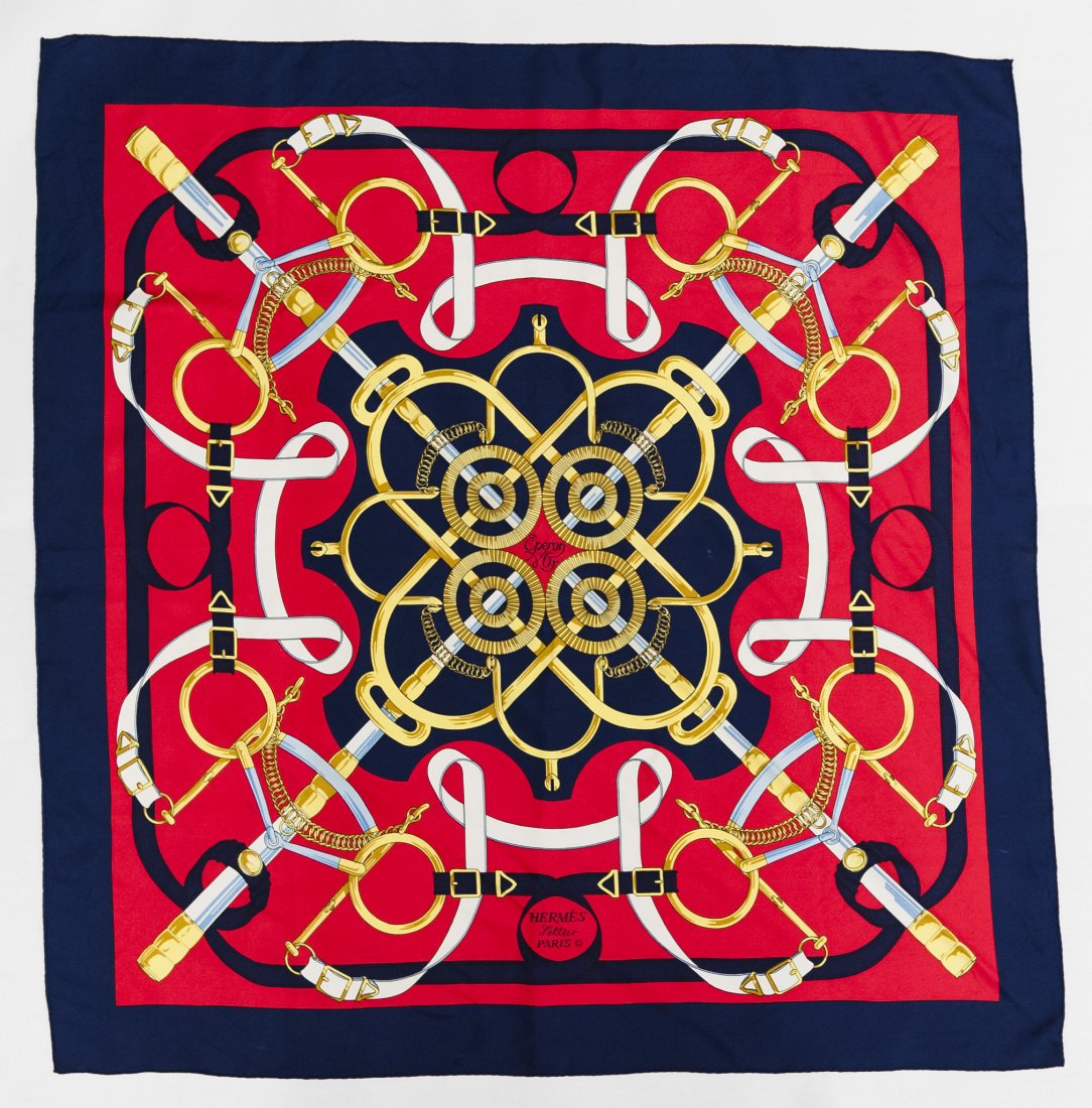 Hermes Silk Scarf. (1 of 5)