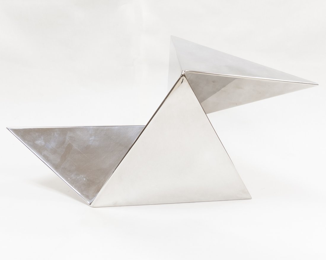 Arthur Silverman, Polished Steel Sculpture. (1 of 8)