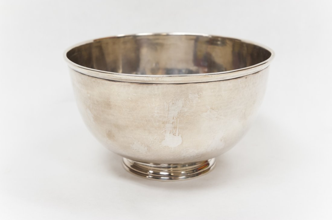 Irish Georgian Sterling Silver Bowl. (1 of 6)