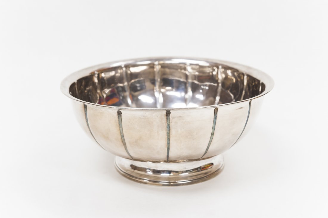 Irish Georgian Sterling Silver Bowl. (1 of 6)