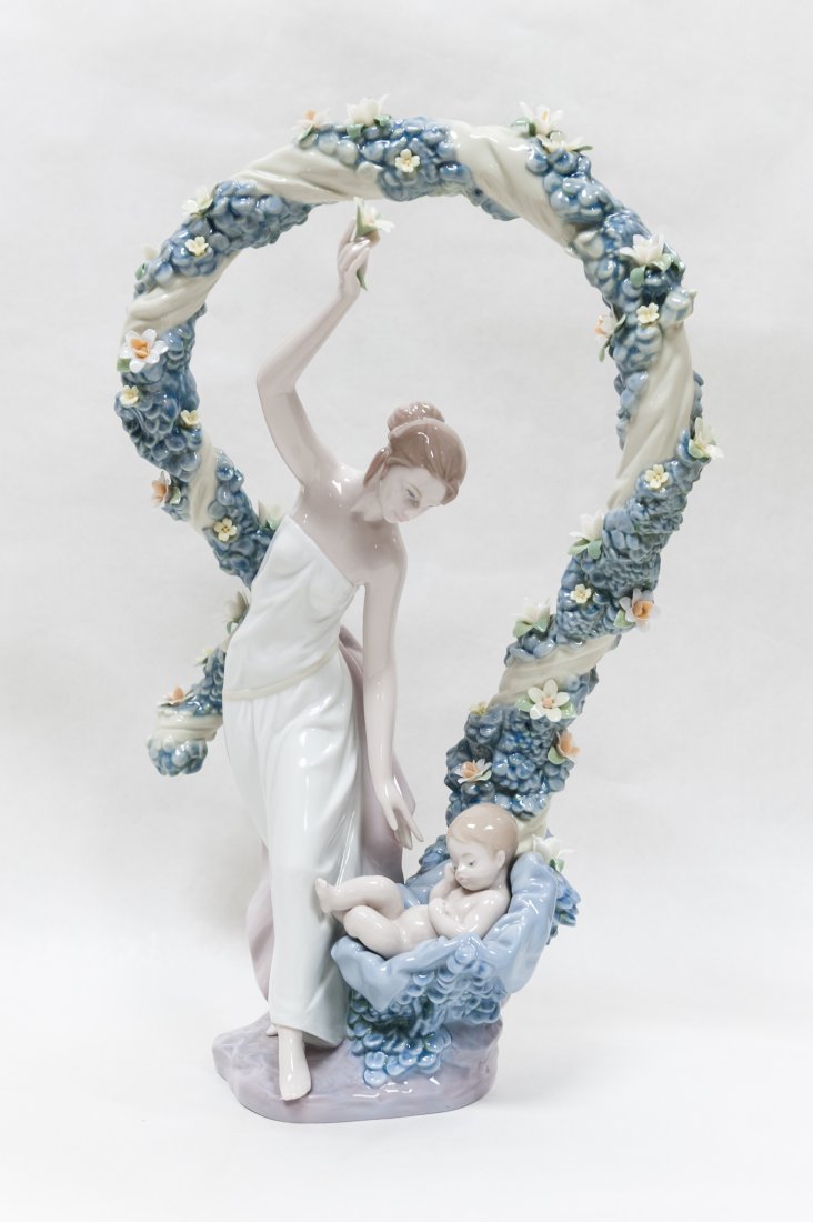 Lladro Porcelain Figural Group. (1 of 10)