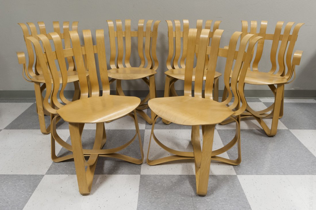 (6) Knoll Studios Frank Gehry Hat Trick Chairs. (1 of 7)