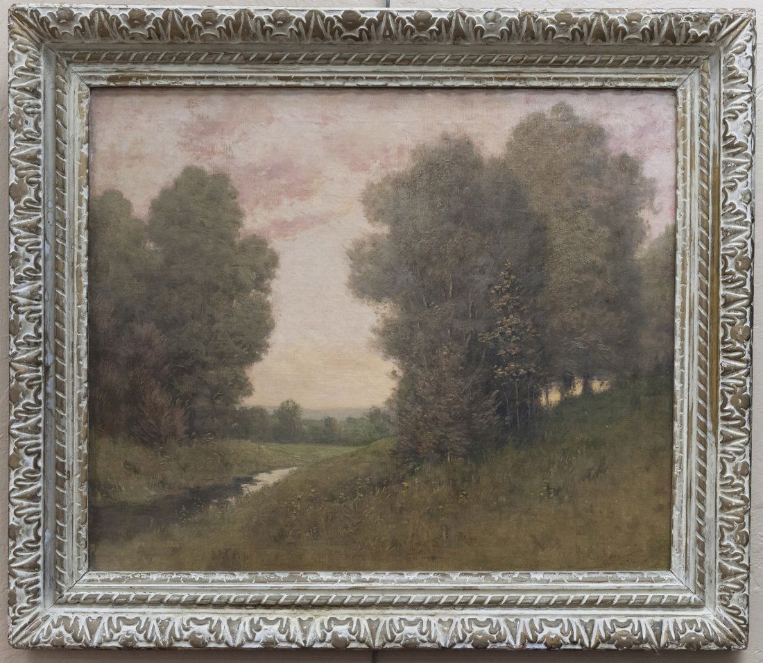 William Coffin, Oil on Canvas, Woodland Scene. (1 of 9)