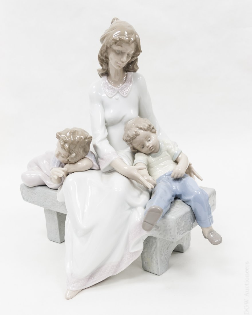 Lladro Porcelain Figural Group. (1 of 9)