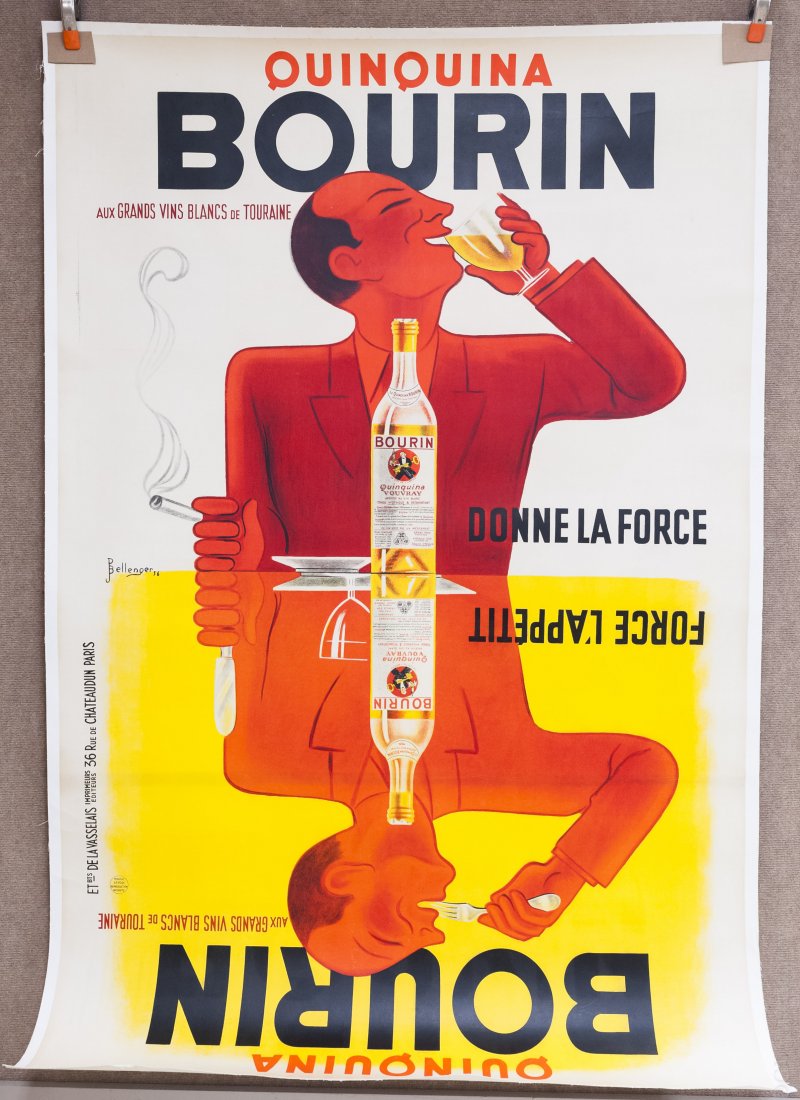 J. Bellenger Advertising Poster, Circa 1936. (1 of 10)