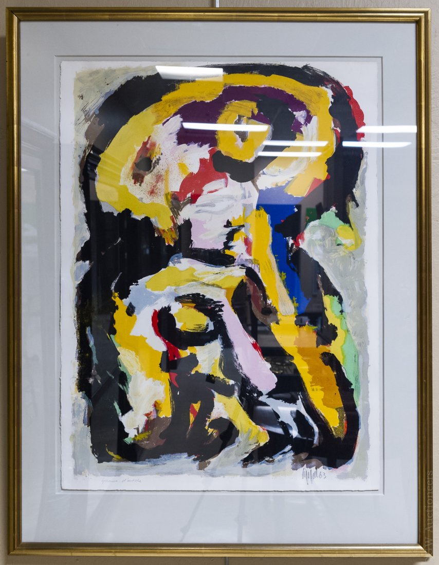 Karel Appel Color Lithograph. (1 of 10)