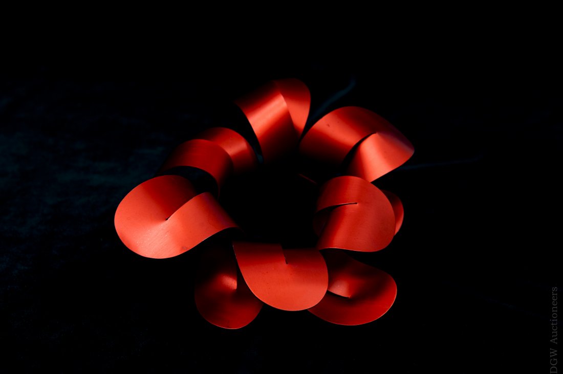 Yuri Kawanabe, ‘Red Ribbon’ Anodized Aluminum Bangle. (1 of 7)