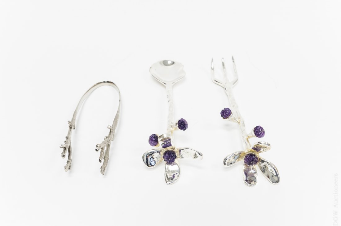 Michael Aram Amethyst Studded Servers. (1 of 10)