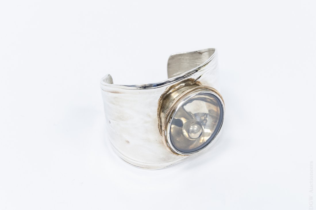 Cotter Sterling Cuff Bracelet. (1 of 6)
