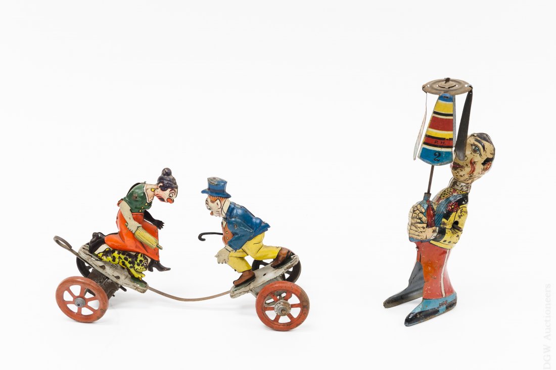 (2) Antique German Wind Up Toys. (1 of 10)
