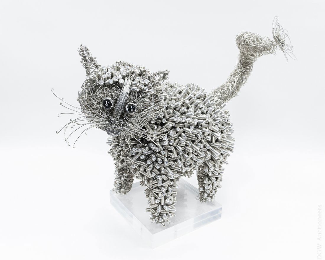 Tim E. McCloud "The Fat Cat" Sculpture. (1 of 10)