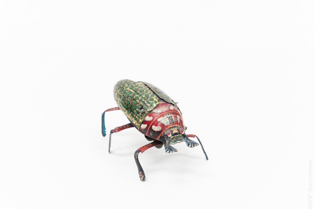 Antique German Wind Up Beetle.: Antique German wind up flying beetle. Marked Lehmann. Circa 1895.