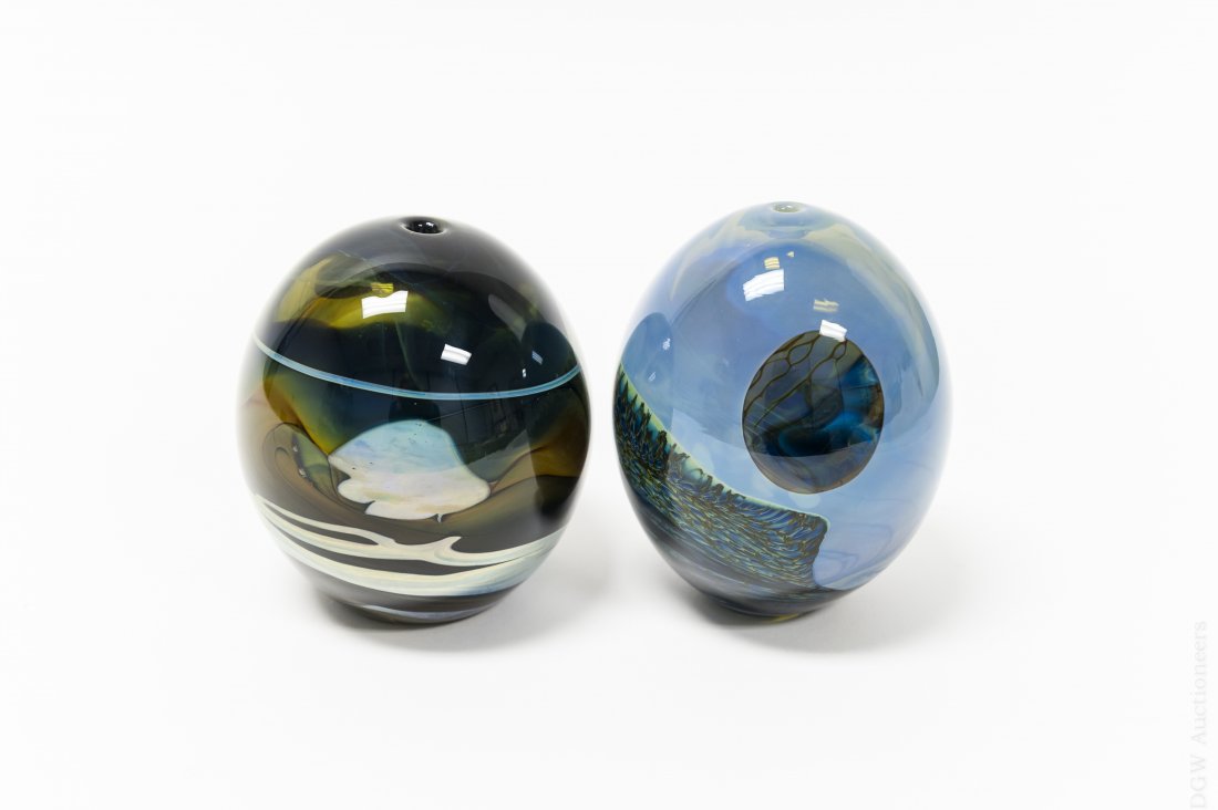 (2)  John Lewis Moon Vases. (1 of 9)