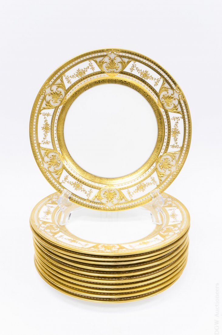 (11) Minton H1700 Dinner Plates. (1 of 8)