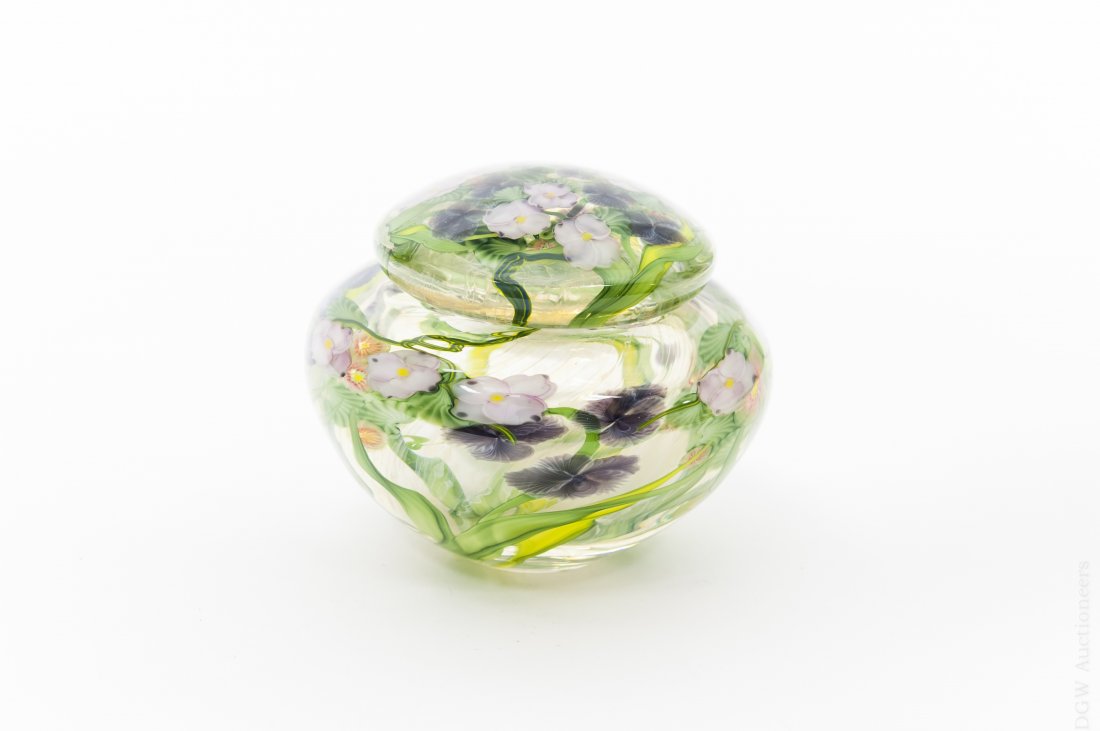 Daniel Salazar Monet Water Garden Petite Jewelry Jar. (1 of 10)