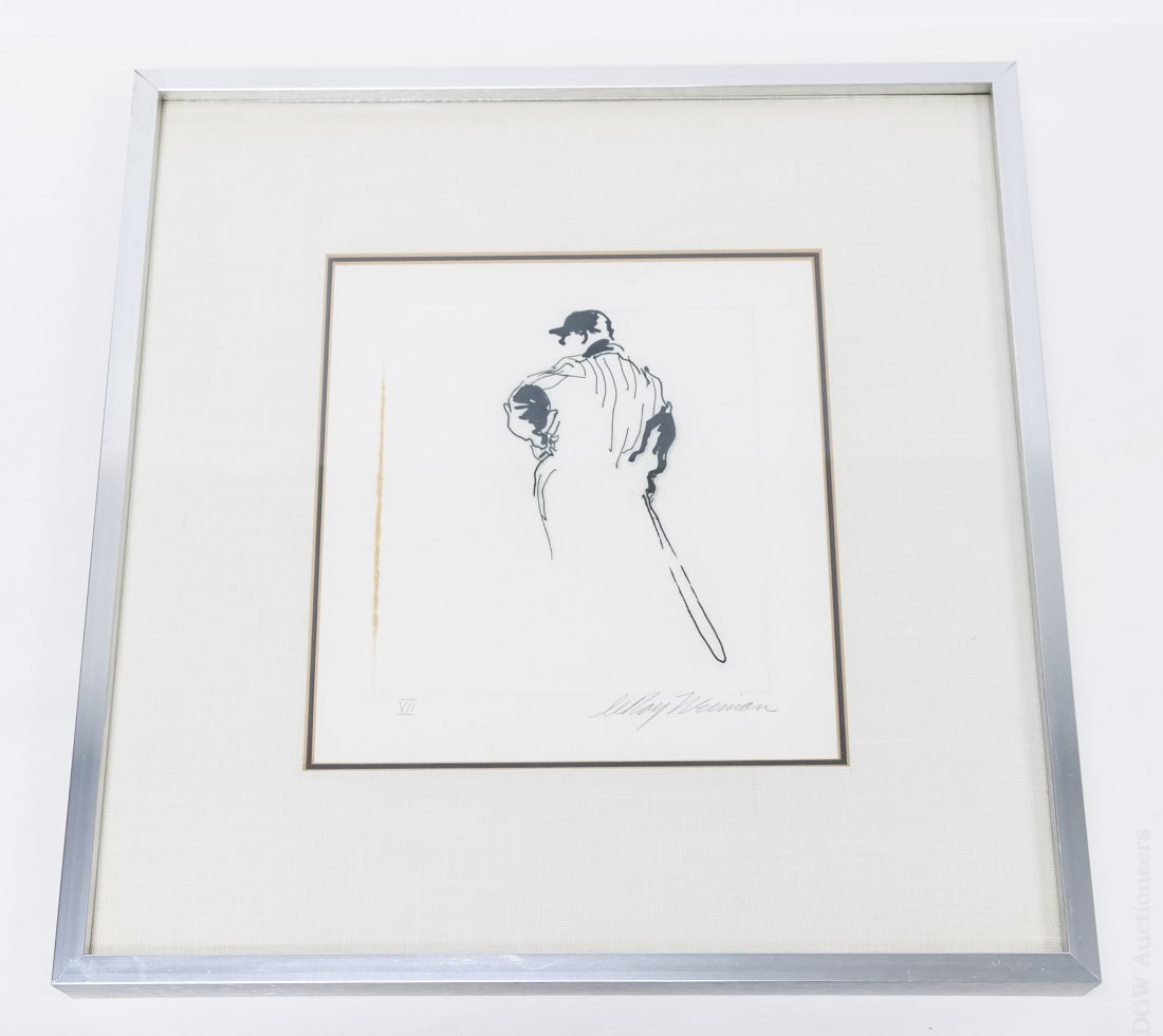 Leroy Neiman Etching. (1 of 9)