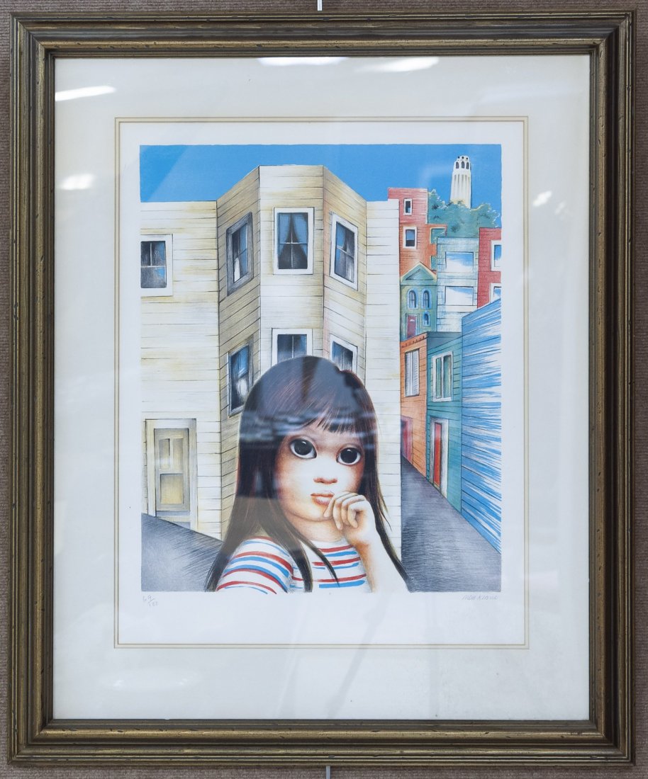 Margaret Keane Lithograph.