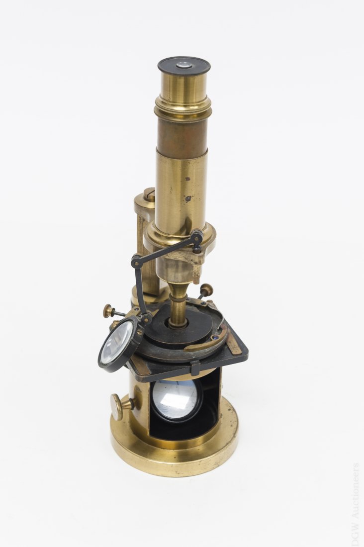 Monocular Compound Microscope, Carl Luttig. (1 of 8)