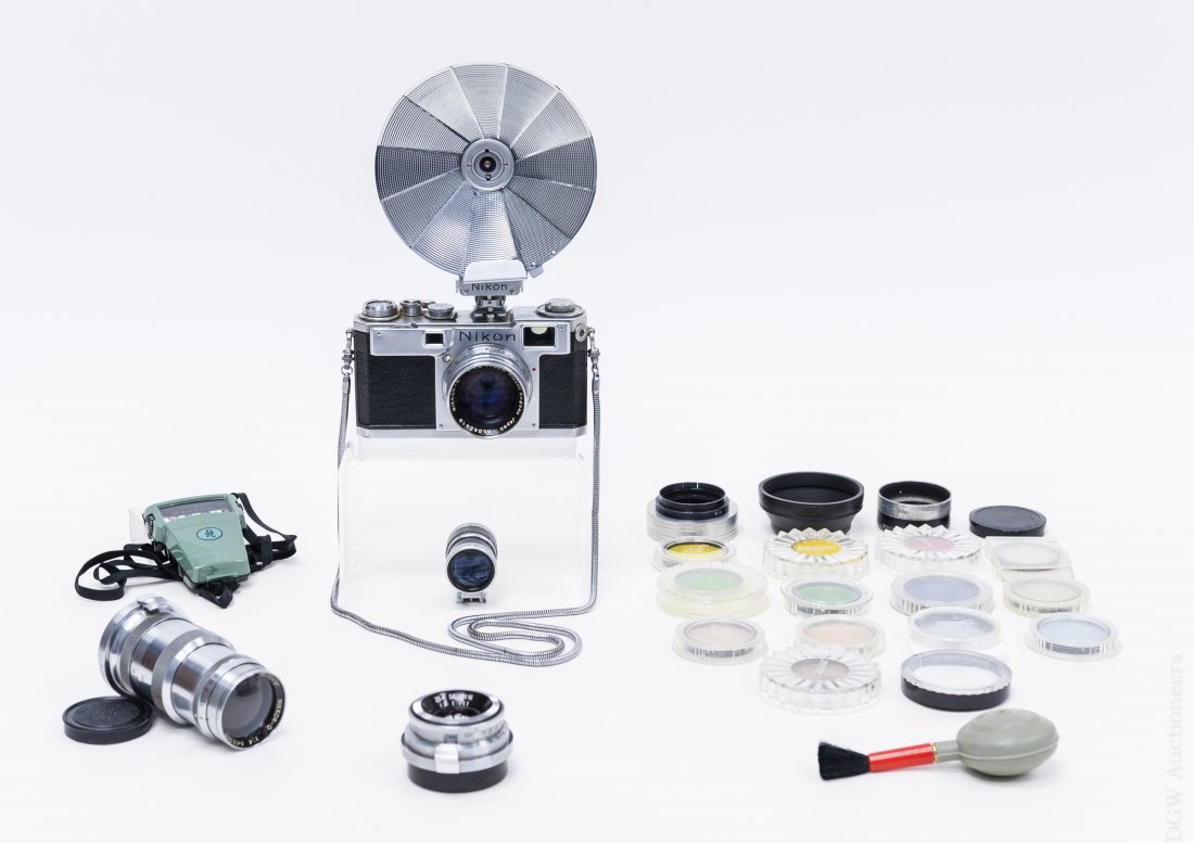 Nikon Rangefinder S2 Camera with 3 Lenses. (1 of 10)